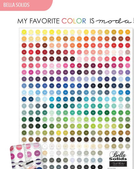 Bella Solids by Moda Fabrics