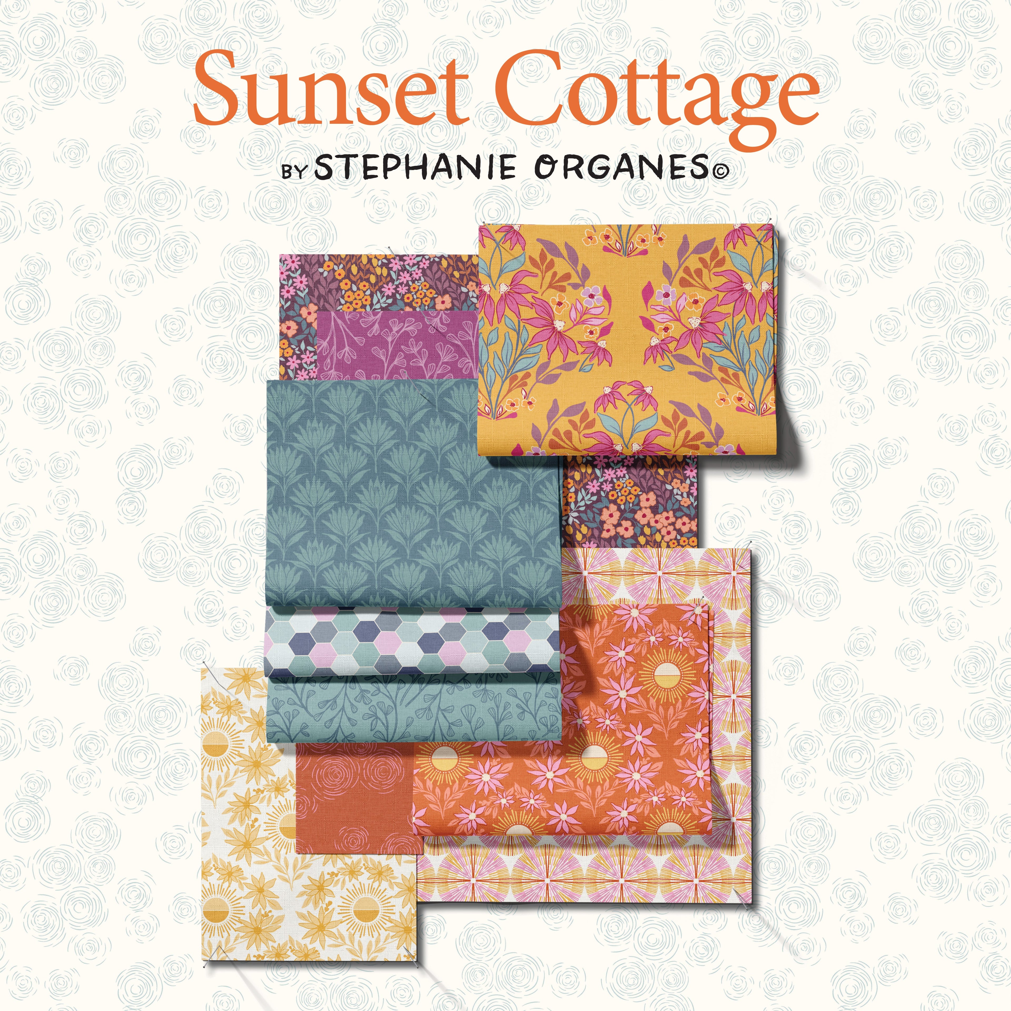 Sunset Cottage - by Stephanie Organes for Andover Fabrics