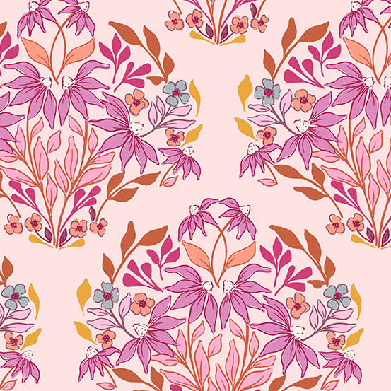 Sunset Cottage-Curated 9 Pc FQB Pink-Andover Fabrics-CFQ-SunsetCPink