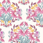 Sunset Cottage -Sunset Meadow White-Andover Fabrics-A-10271-L