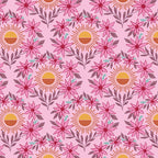 Sunset Cottage -Daylight Blooms Pink-Andover Fabrics-A-10272-E