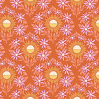 Sunset Cottage -Daylight Blooms Orange-Andover Fabrics-A-10272-O