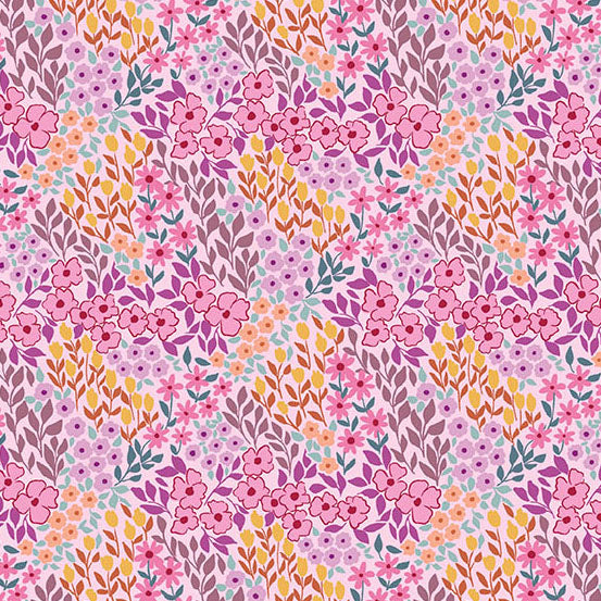 Sunset Cottage-Curated 9 Pc FQB Pink-Andover Fabrics-CFQ-SunsetCPink