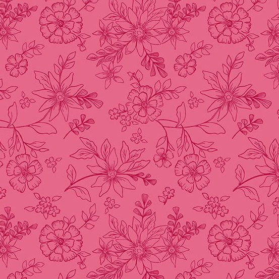 Sunset Cottage -Lakeside Garden Pink-Andover Fabrics-A-10276-E