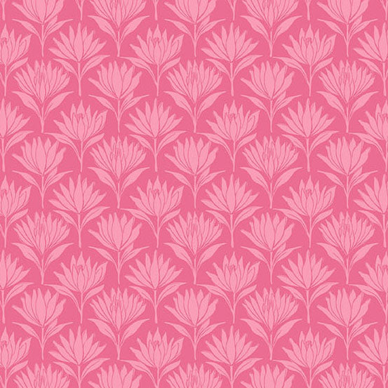 Sunset Cottage -Water Lilies Pink-Andover Fabrics-A-10278-E