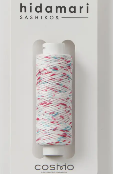 COMING SOON! - Hidamari Sashiko Variegated Thread-Red/White/Blue-COSMO-122302-101