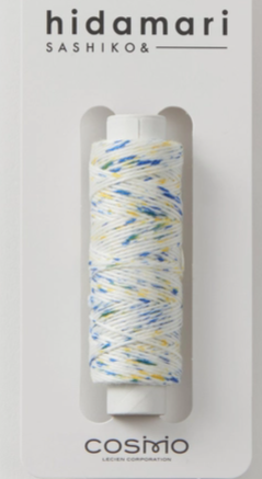 COMING SOON! - Hidamari Sashiko Variegated Thread-Blue/White/Yellow-COSMO-122302-105