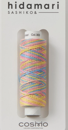 COMING SOON! - Hidamari Sashiko Variegated Thread-Pink/Blue/Yellow-COSMO-122302-303