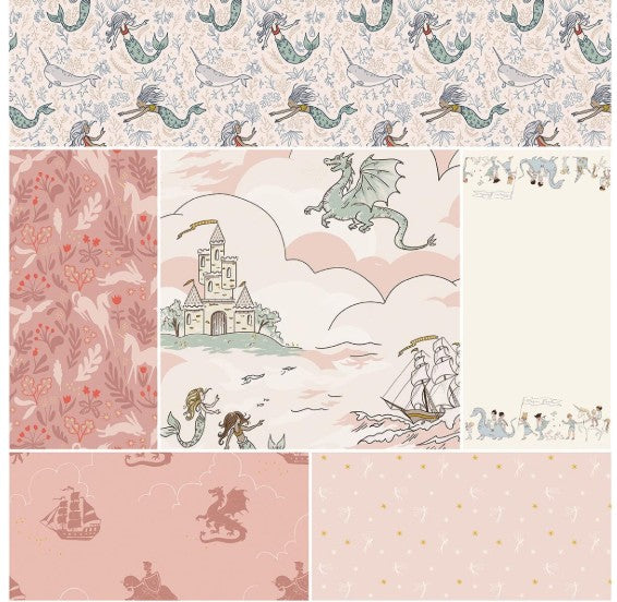 COMING SOON! - Story Land - 1 Yard Bundle Pink (Total 6 Yards)-Riley Blake Designs-1YD-18300P-6