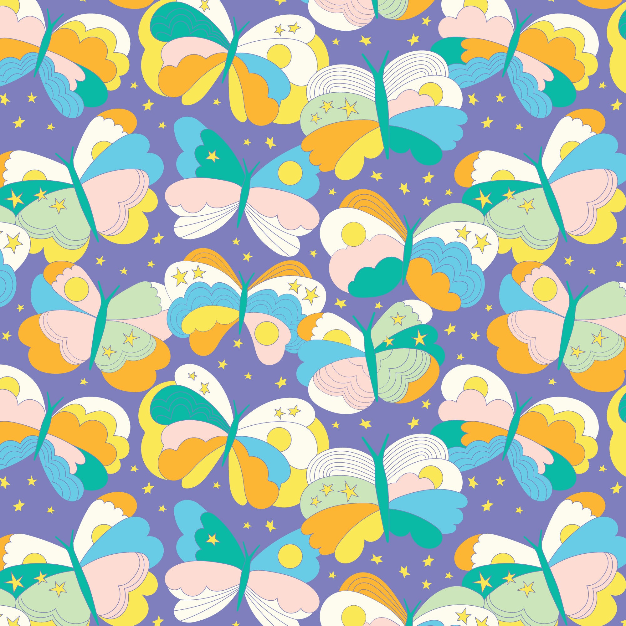 High in the Sky-Butterfly Sky-Violet Blue-Cloud9-229071