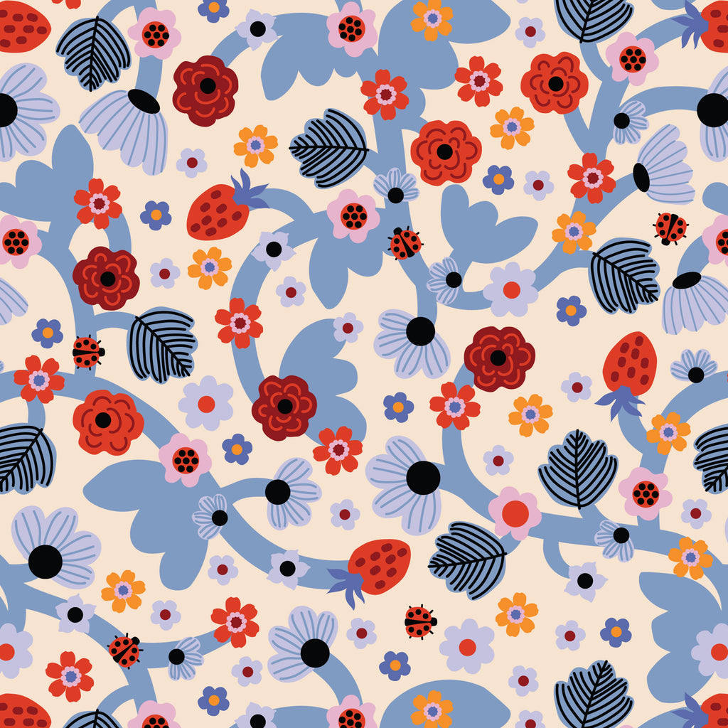 COMING SOON! -A Tulip Story-Tangled Berry-Cream/Multi-Cloud9-229308