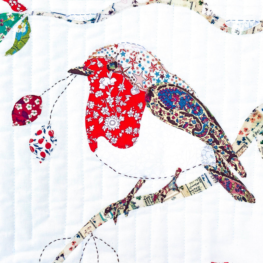 Liberty Tana Lawn® Fabric Robin Cushion Kit-Alice Caroline-Christmas-Liberty 204