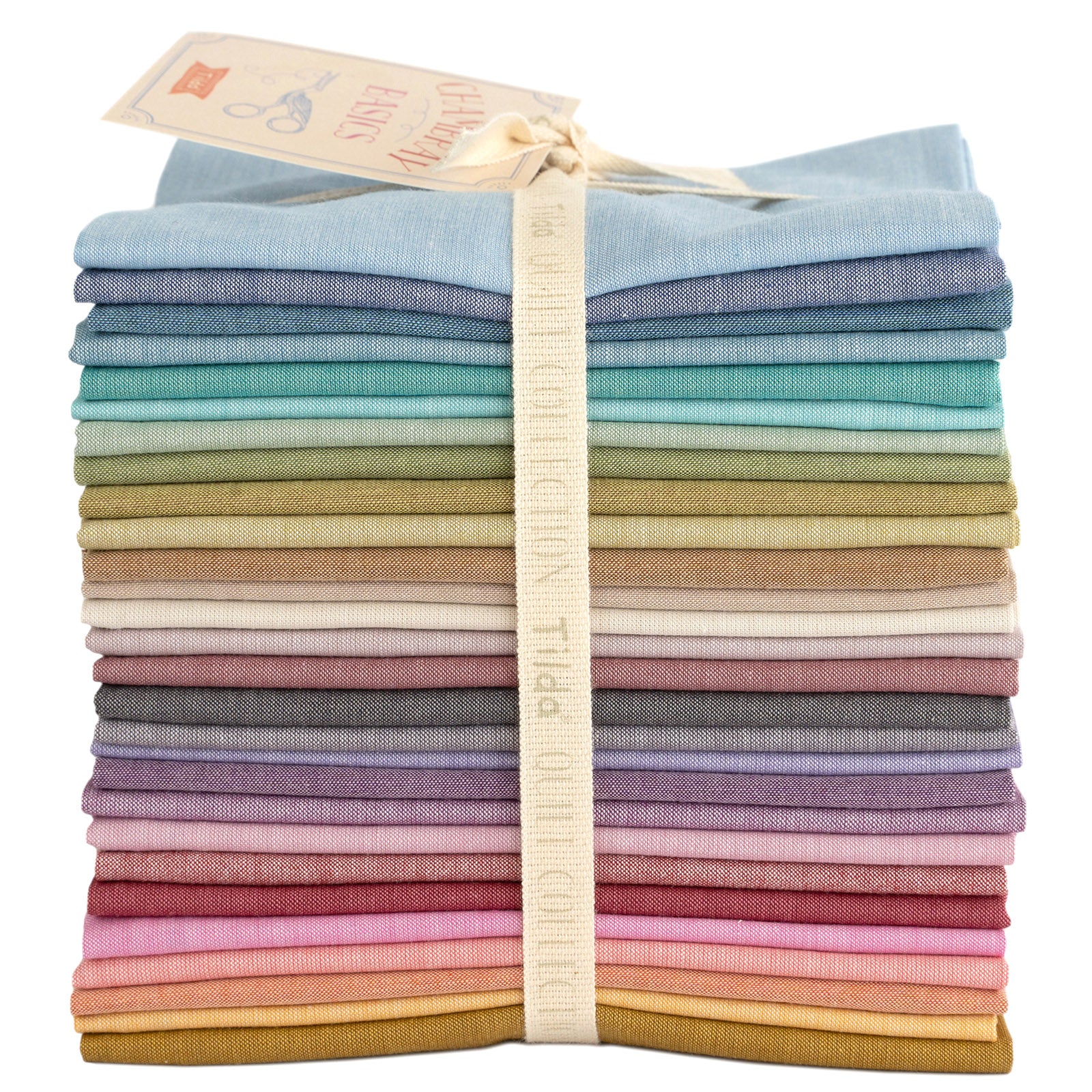Tilda Chambray -Fat Quarter Bundle 28pcs-Tilda-300194