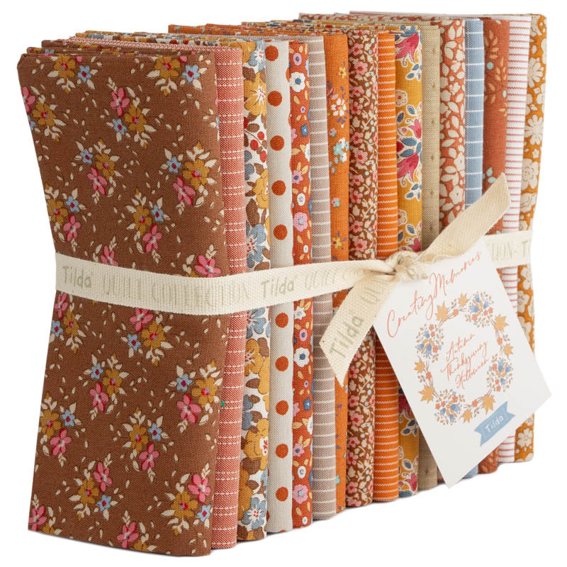Tilda Creating Memories Autumn -Fat Quarter Bundle 16pcs-Tilda-300208