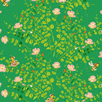 Heather Ross Favorites-Nanny Bee-Jade-37023D-12