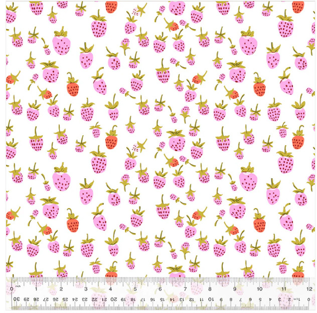 Heather Ross 20th Anniversary-Strawberry-Lilac-37024A-2