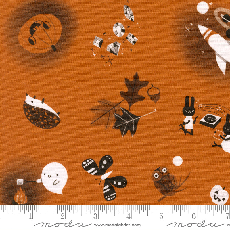 Only Treats -Endpapers Copper-Moda-37151 13