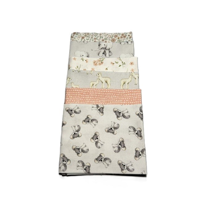 ABC's of Love-Curated 6 Pc GRAY FQB-Dear Stella-CFQ-ABCGray
