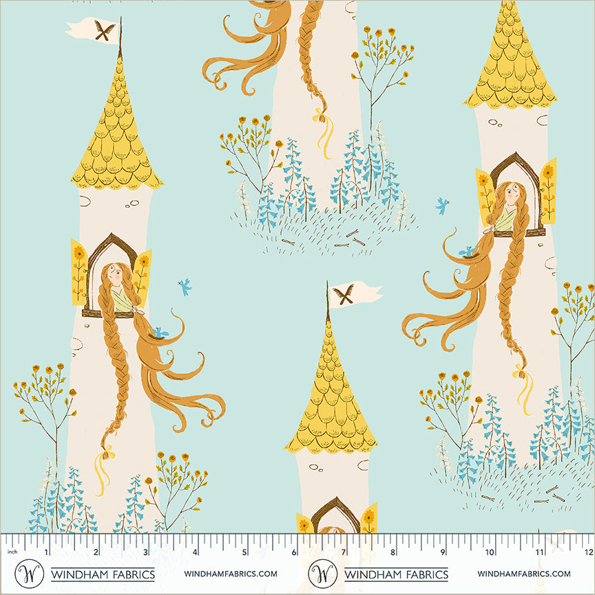 Heather Ross Favorites-Rapunzel-Aqua-51197D-2
