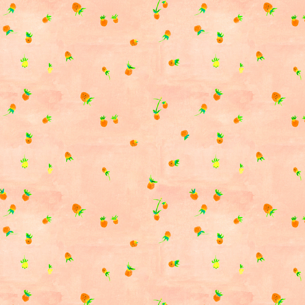 Heather Ross by Hand-Wild Strawberries-Blush-54259D-6