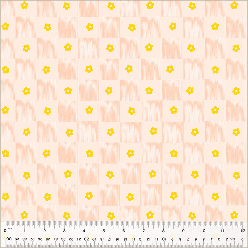 Heather Ross Ruby + Bee Blenders-Footpath-Gold-54414-9