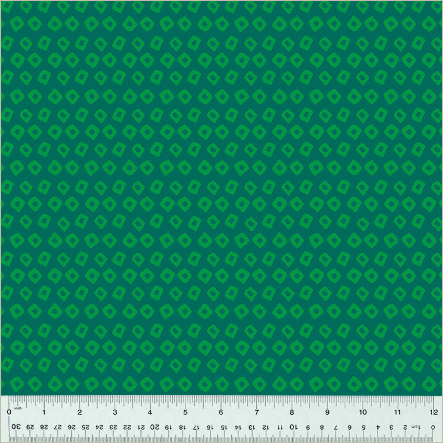 Heather Ross Ruby + Bee Blenders-Shibori-Kelp/Evergreen-54415-18