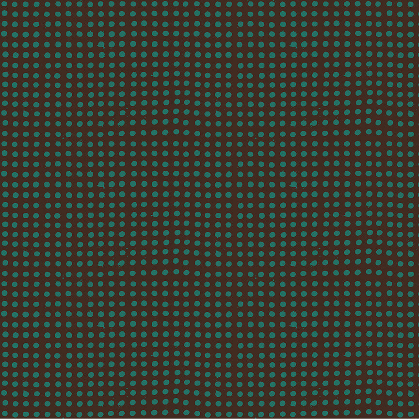 Heather Ross Ruby + Bee Blenders-Dots-Truffle/China Blue-54417-32