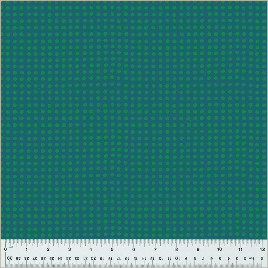 Heather Ross Ruby + Bee Blenders-Dots-Kelp/Evergreen-54417-35