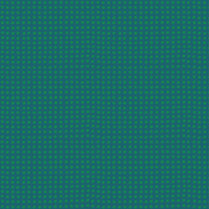 Heather Ross Ruby + Bee Blenders-Dots-Kelp/Evergreen-54417-35