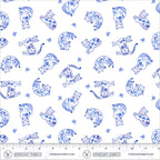 Chateau Meow-Purrcelain Cats White/Blue-Windham Studios-55344-1 White/Blue