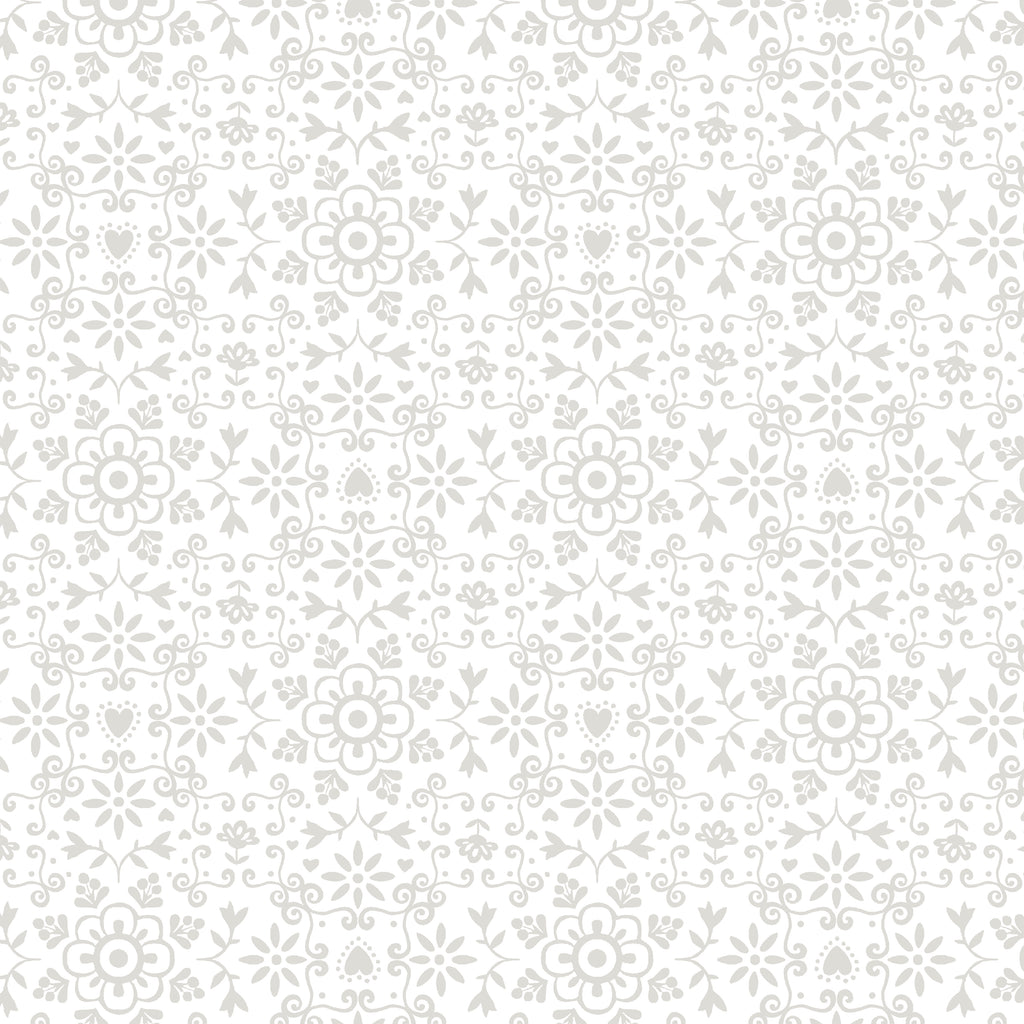 Chateau Meow-Azulejo White On White-Windham Studios-55345-5 White On White