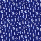 Chateau Meow-Painted Florals Royal-Windham Studios-55346-3 Royal