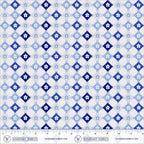Chateau Meow-Daisy Diamonds White/Blue-Windham Studios-55348-1 White/Blue