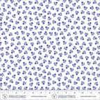 Chateau Meow-Ditsy White/Blue-Windham Studios-55349-1 White/Blue