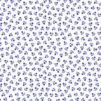 Chateau Meow-Ditsy White/Blue-Windham Studios-55349-1 White/Blue