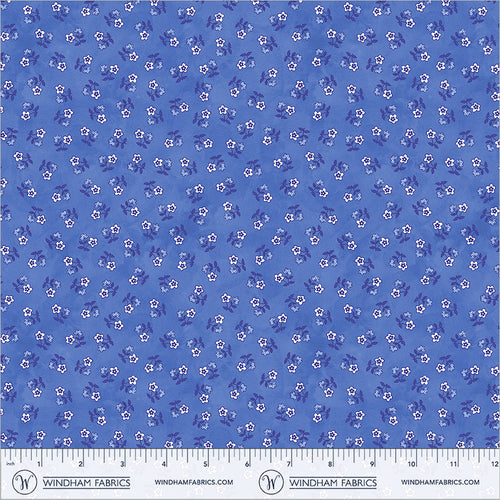 Chateau Meow-Ditsy Cobalt-Windham Studios-55349-4 Cobalt