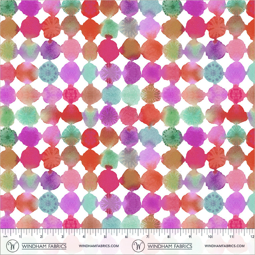 Painted Path -Floating Candy -Windham Fabrics- 55437D-4 Candy