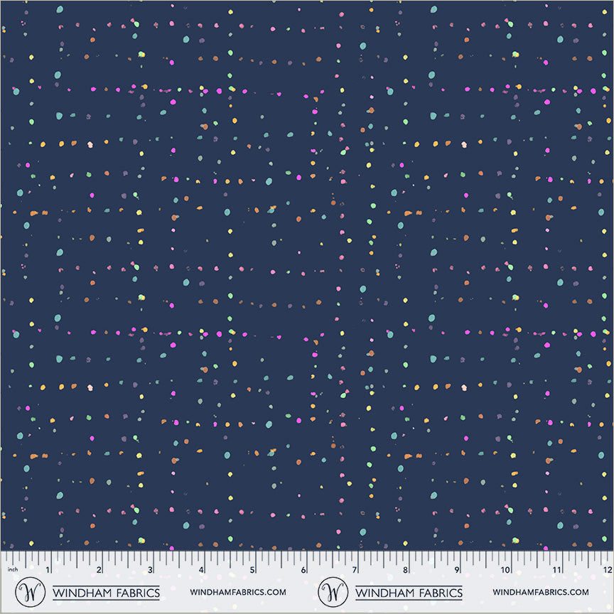 Painted Path -Stargazing Navy -Windham Fabrics- 55440D-3 Navy