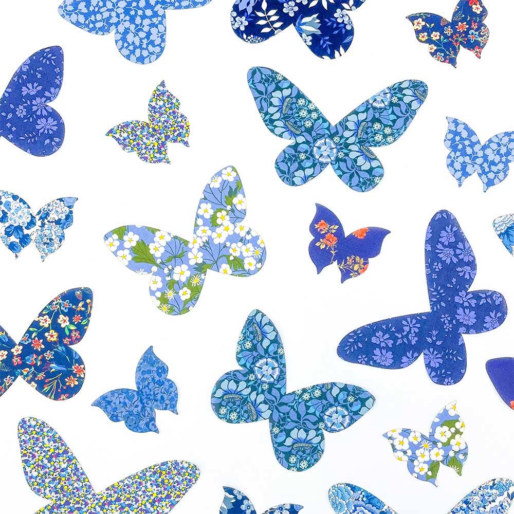 Pre-Cut Liberty Tana Lawn® Fabric Butterflies | Craft Kits-Alice Caroline-Liberty Tana Lawn PC101