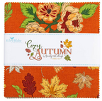 Cozy Autumn - 5" Charm Pack 42 Pcs-Riley Blake Designs-5-17870-42