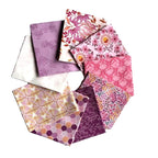 Sunset Cottage-Curated 9 Pc FQB Pink-Andover Fabrics-CFQ-SunsetCPink