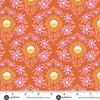 Sunset Cottage -Daylight Blooms Orange-Andover Fabrics-A-10272-O