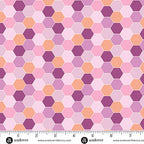 Sunset Cottage -Hexie Blossom Purple-Andover Fabrics-A-10275-P
