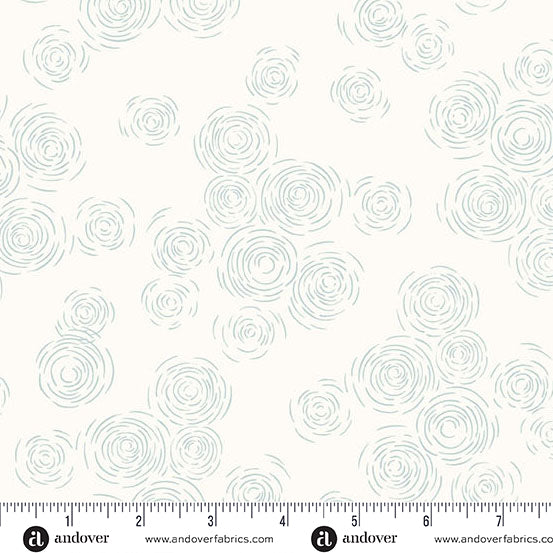Sunset Cottage -Echoes on the Lake Cream-Andover Fabrics-A-10277-L