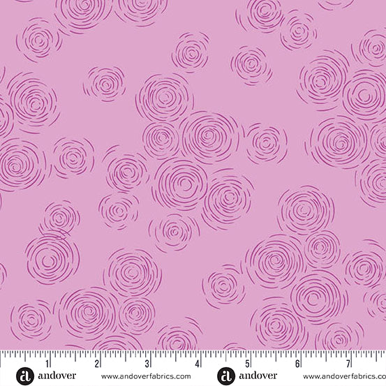 Sunset Cottage -Echoes on the Lake Purple-Andover Fabrics-A-10277-P