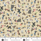COMING SOON! - Pooch -Pals Cream-Andover Fabrics-MU-257-Q