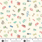 COMING SOON! - Pooch -Accessories Cream-Andover Fabrics-MU-258-Q