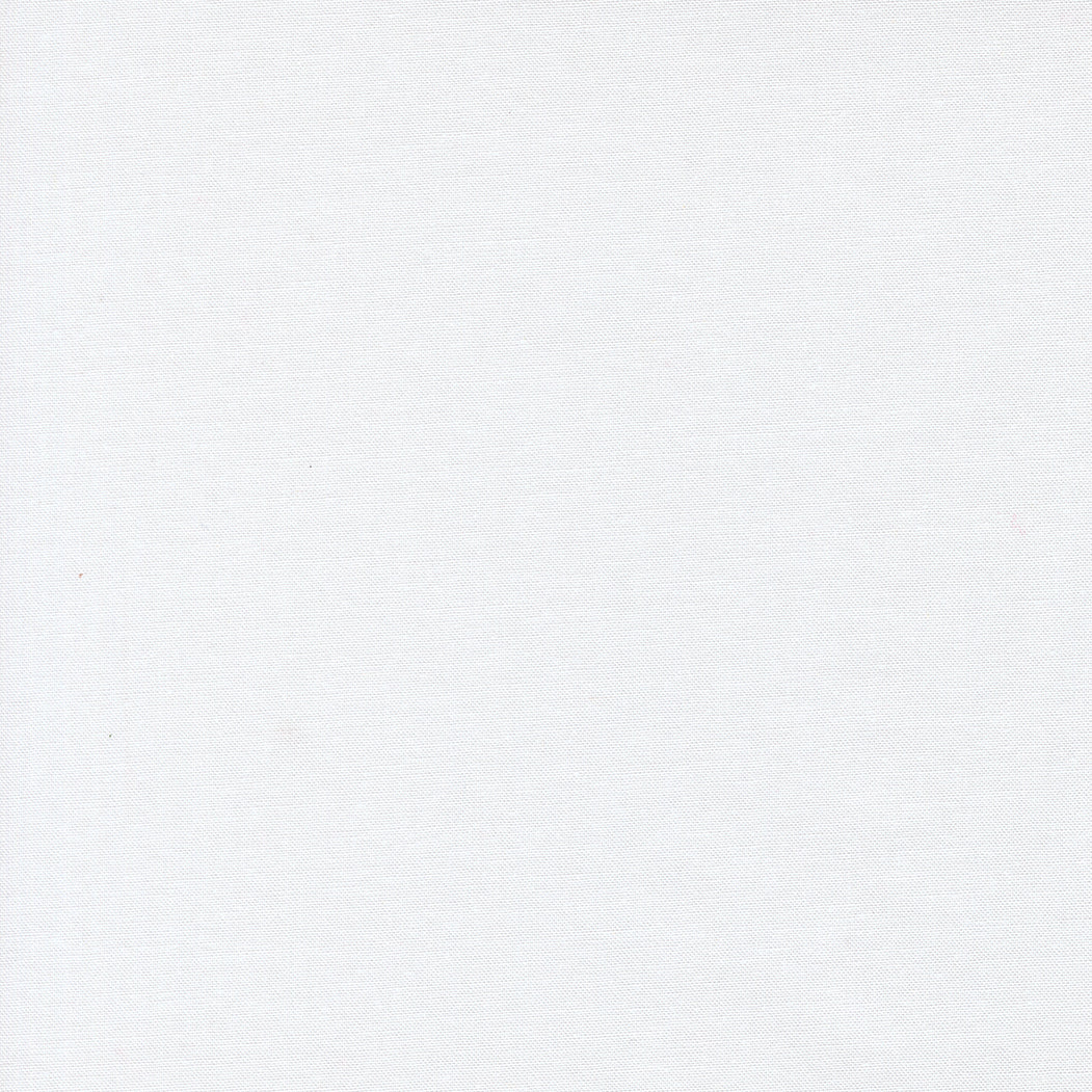 Bella Solids -White White-Moda Fabrics-9900 500
