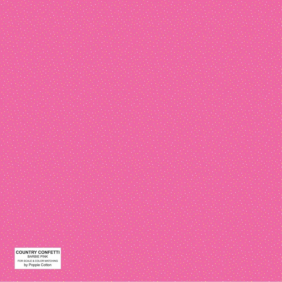 Country Confetti-Barbie Hot Pink-Poppie Cotton-CC20223 U-Pick