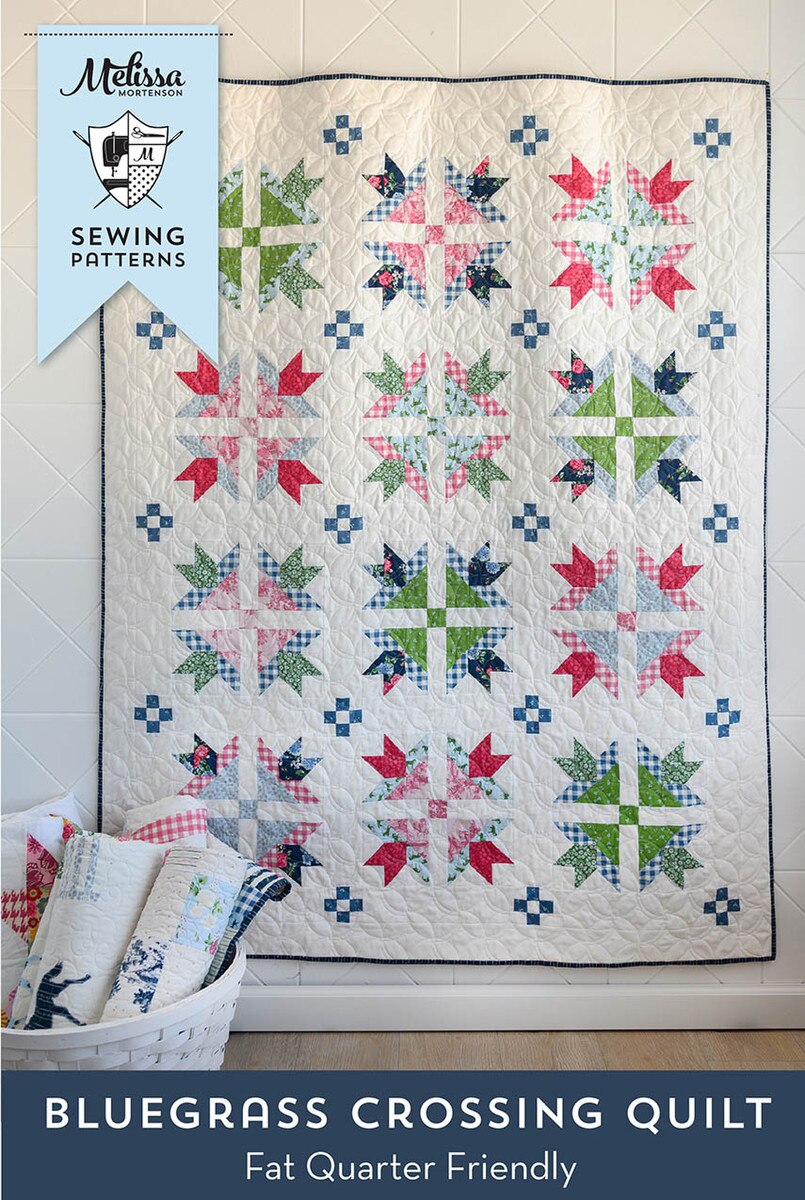 Bluegrass Crossing Quilt Pattern-Melissa Mortenson-P115-BLUEGRASSCROSSING